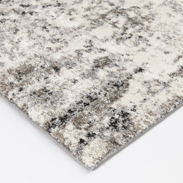Central Oriental Structures Buff/Multi Abstract 5ft. x 7ft.6in. Rect. Rug