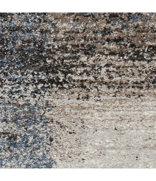 Central Oriental Structures Mink/Dusk Abstract 9ft.10 x 12ft.10in. Rect. Rug
