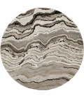 Central Oriental Structures Dusk/Multi Abstract 9ft.10in. x 12ft.10in. Rect. Rug