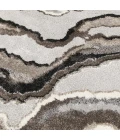 Central Oriental Structures Dusk/Multi Abstract 9ft.10in. x 12ft.10in. Rect. Rug
