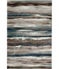 Central Oriental Structures Soot/Buff Abstract 7ft.10in. x 9ft.10in. Rect. Rug