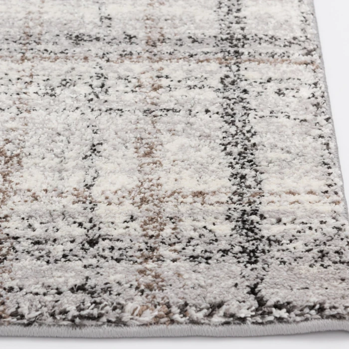 Central Oriental Structures Soot/Java Abstract 5ft. x 7ft.6in. Rect. Rug