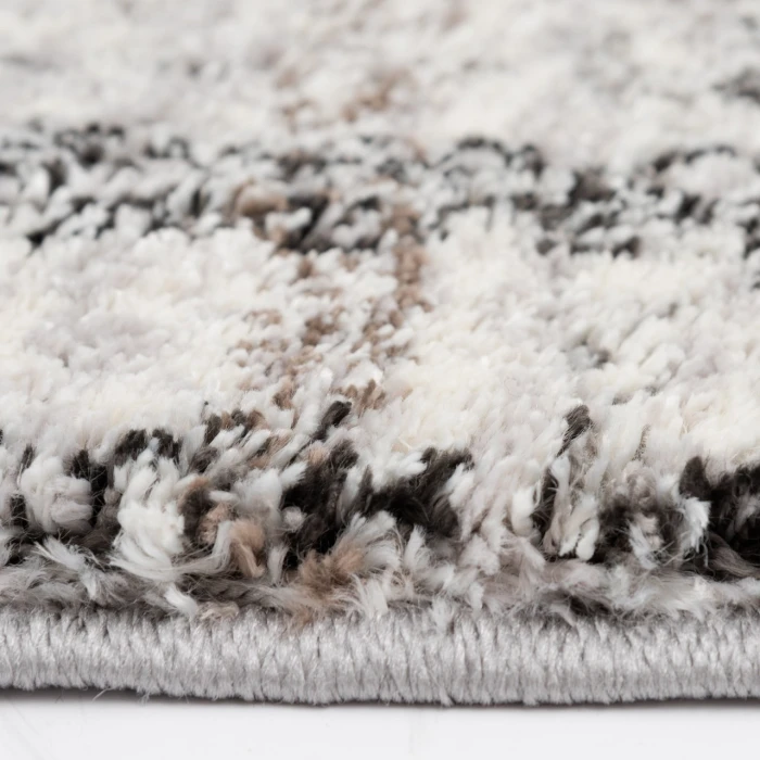 Central Oriental Structures Soot/Java Abstract 5ft. x 7ft.6in. Rect. Rug