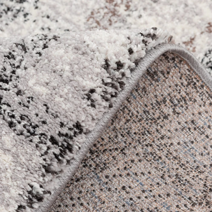 Central Oriental Structures Soot/Java Abstract 5ft. x 7ft.6in. Rect. Rug