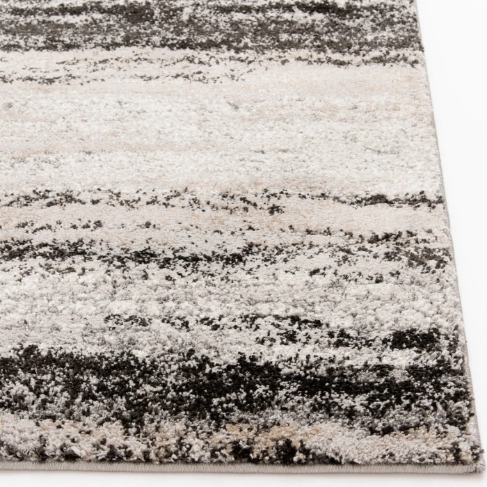 Central Oriental Structures Metal/Multi Abstract 5ft. x 7ft.6in. Rect. Rug
