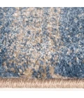 Central Oriental Structures Dusk/Multi Abstract 2ft.3in. x 7ft.6in. Rect. Rug