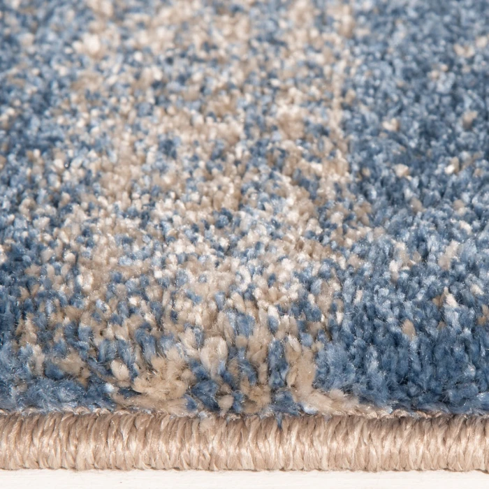 Central Oriental Structures Dusk/Multi Abstract 2ft.3in. x 7ft.6in. Rect. Rug