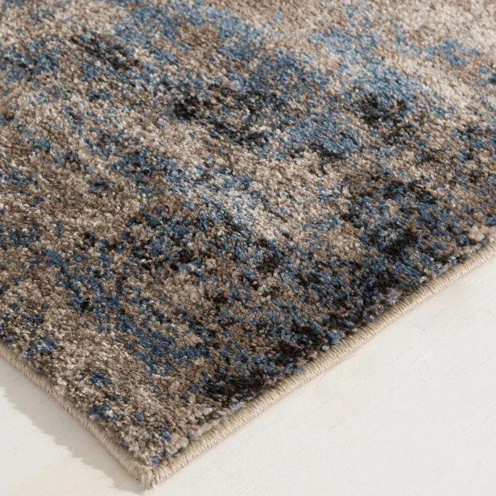 Central Oriental Structures Multi/Dusk Abstract 7ft.10 x 9ft.10in. Rect. Rug