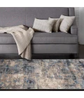 Central Oriental Structures Multi/Dusk Abstract 7ft.10 x 9ft.10in. Rect. Rug