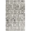 Central Oriental Structures Cloud/Buff Abstract 7ft.10in. x 9ft.10in. Rect. Rug