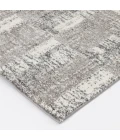 Central Oriental Structures Cloud/Buff Abstract 7ft.10in. x 9ft.10in. Rect. Rug