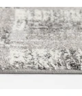 Central Oriental Structures Cloud/Buff Abstract 7ft.10in. x 9ft.10in. Rect. Rug
