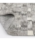 Central Oriental Structures Cloud/Buff Abstract 7ft.10in. x 9ft.10in. Rect. Rug