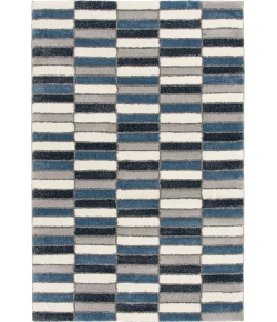 Central Oriental Structures Buff/Dusk Geometric 7ft.10in. x 9ft.10in. Rect. Rug
