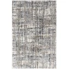 Central Oriental Structures Buff/Cloud Abstract 7ft.10in. x 9ft.10in. Rect. Rug