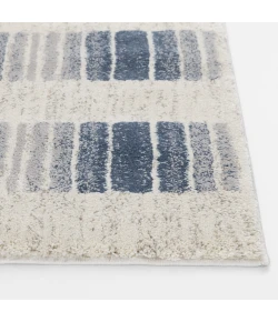 Central Oriental Structures Buff/Dusk Geometric 7ft.10in. x 9ft.10in. Rect. Rug