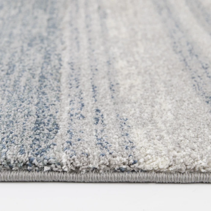 Central Oriental Structures Buff/Dusk Stripe 7ft.10in. x 9ft.10in. Rect. Rug