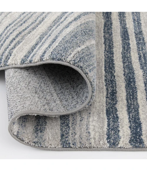 Central Oriental Structures Buff/Dusk Stripe 5ft. x 7ft.6in. Rect. Rug