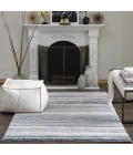 Central Oriental Structures Buff/Dusk Stripe 5ft. x 7ft.6in. Rect. Rug