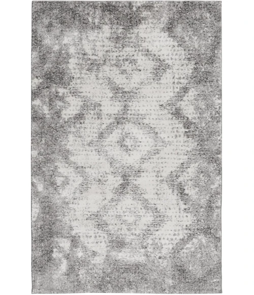 Central Oriental Structures Buff/Cloud Moroccan 7ft.10 x 9ft.10in. Rect. Rug