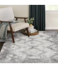 Central Oriental Structures Buff/Cloud Moroccan 7ft.10 x 9ft.10in. Rect. Rug