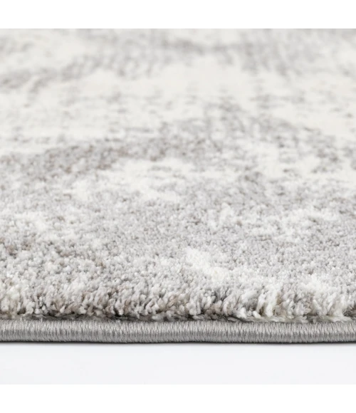 Central Oriental Structures Buff/Cloud Moroccan 7ft.10 x 9ft.10in. Rect. Rug