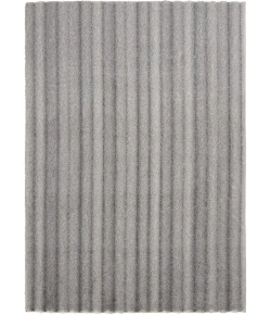 Central Oriental Talia Light Gray Solid 7ft.6 x 9ft.6in. Rect. Rug