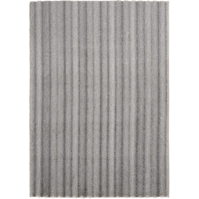 Central Oriental Talia Light Gray Solid 7ft.6 x 9ft.6in. Rect. Rug