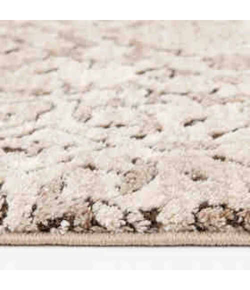 Central Oriental Stonington Coconut/Almond Moroccan 7ft.10in. x 9ft.10in. Rect. Rug