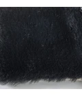 Central Oriental Ultimate Angora Black Solid 7ft.6in. x 9ft.6in. Rect. Rug