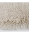 Central Oriental Ultimate Angora Ivory Solid 5ft. x 7ft. Rect. Rug