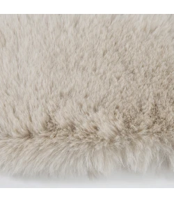 Central Oriental Ultimate Angora Ivory Solid 7ft.6in. x 9ft.6in. Rect. Rug