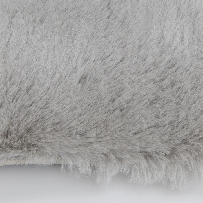 Central Oriental Ultimate Angora Light Gray Solid 7ft.6in. x 9ft.6in. Rect. Rug