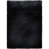 Central Oriental Ultimate Angora Black Solid 5ft. x 7ft. Rect. Rug