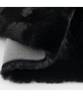 Central Oriental Ultimate Angora Black Solid 7ft.6in. x 9ft.6in. Rect. Rug