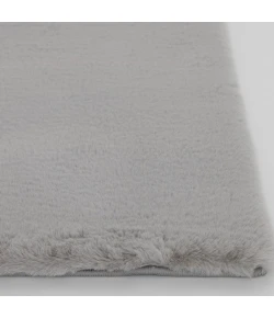 Central Oriental Ultimate Angora Light Gray Solid 7ft.6in. x 9ft.6in. Rect. Rug