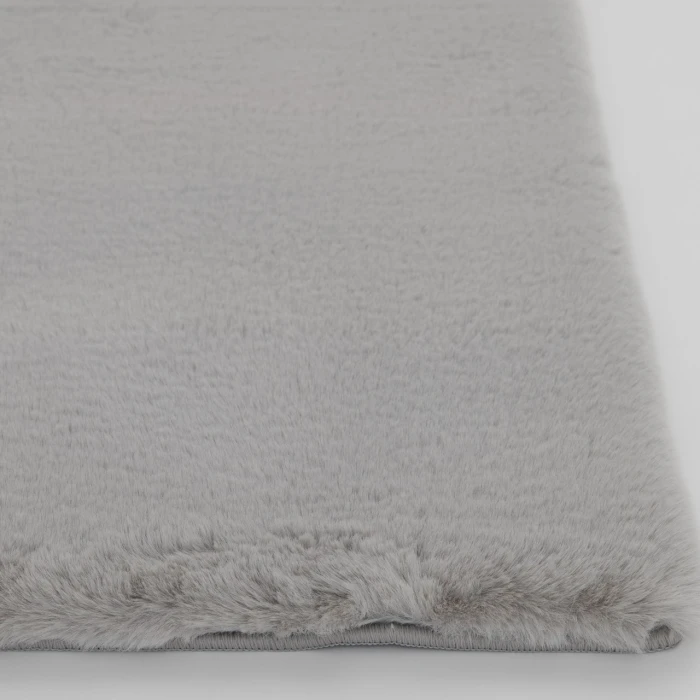 Central Oriental Ultimate Angora Light Gray Solid 7ft.6in. x 9ft.6in. Rect. Rug