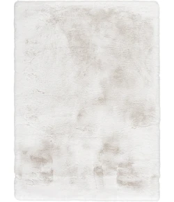 Central Oriental Ultimate Angora White Solid 7ft.6in. x 9ft.6in. Rect. Rug