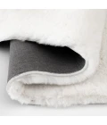 Central Oriental Ultimate Angora White Solid 7ft.6in. x 9ft.6in. Rect. Rug
