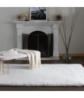 Central Oriental Ultimate Angora White Solid 7ft.6in. x 9ft.6in. Rect. Rug