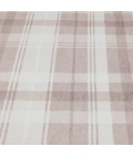 Central Oriental Rugese - Velveteen Washable Beige/Ivory Plaid 5ft. x 7ft. Rect. Rug