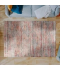 Central Oriental Rugese - Velveteen Washable Multi Abstract 5ft. x 7ft. Rect. Rug
