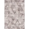 Central Oriental Rugese - Velveteen Washable Gray/Ivory Abstract 5ft. x 7ft. Rect. Rug