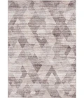 Central Oriental Rugese - Velveteen Washable Gray/Ivory Abstract 5ft. x 7ft. Rect. Rug