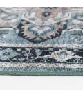 Central Oriental Rugese - Velveteen Washable Blue-Green/Ivory Oriental 7ft.6in. x 9ft.6in. Rect. Rug