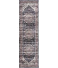 Central Oriental Rugese - Velveteen Washable Rust/Dark Grey Oriental 5ft. x 7ft. Rect. Rug