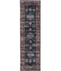 Central Oriental Rugese - Velveteen Washable Aerugo/Rust Oriental 7ft.6in. x 9ft.6in. Rect. Rug