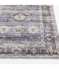 Central Oriental Rugese - Velveteen Washable Light Gray/Beige Oriental 5ft. x 7ft. Rect. Rug