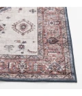 Central Oriental Rugese - Velveteen Washable Rust/Dark Grey Oriental 7ft.6in. x 9ft.6in. Rect. Rug