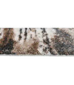 Central Oriental Pulse Beige/Dark Vison Abstract 7ft.10in. x 9ft.10in. Rect. Rug